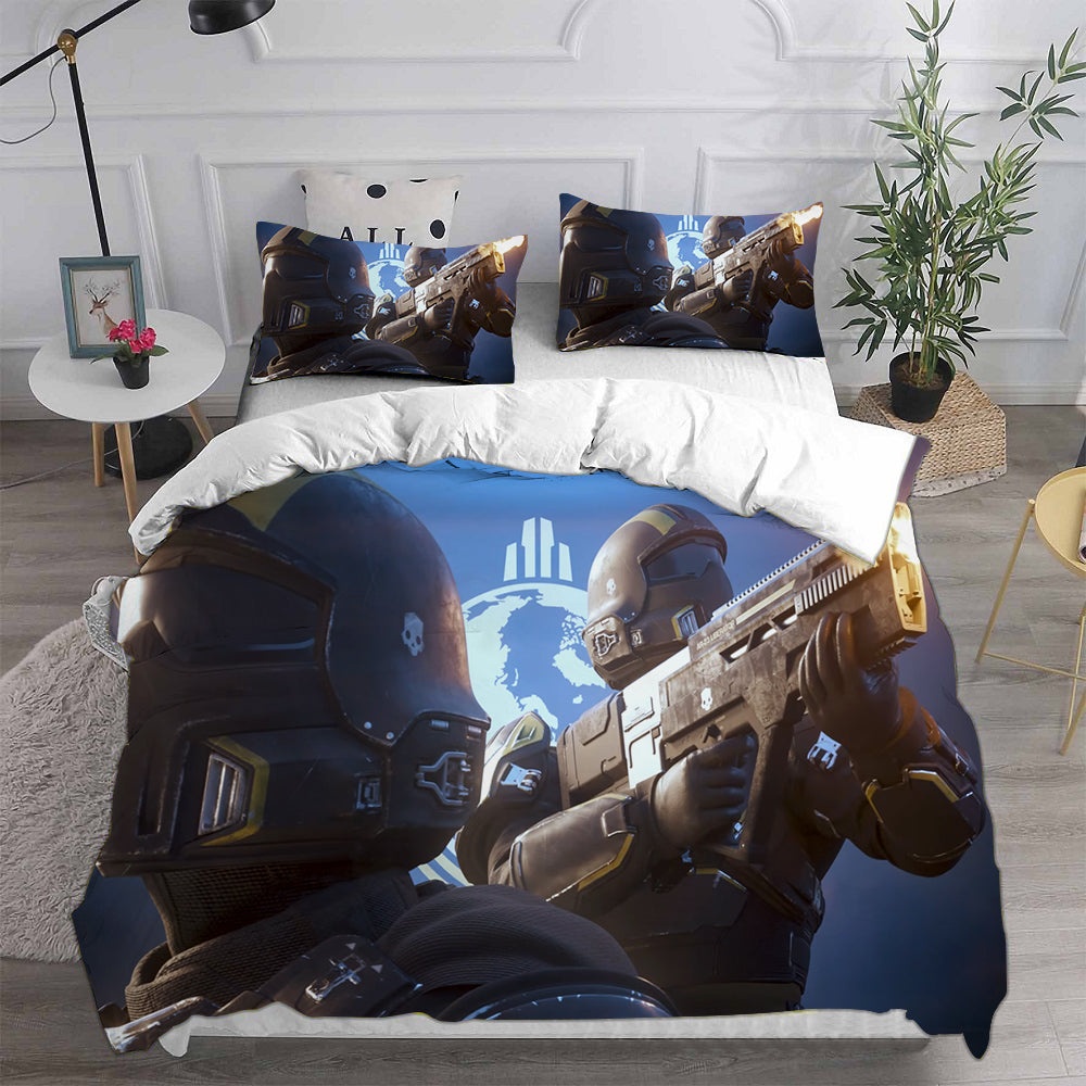 Helldivers 2 Bedding Sets Duvet Cover, Flatsheet, Pillowcase For Your Lover