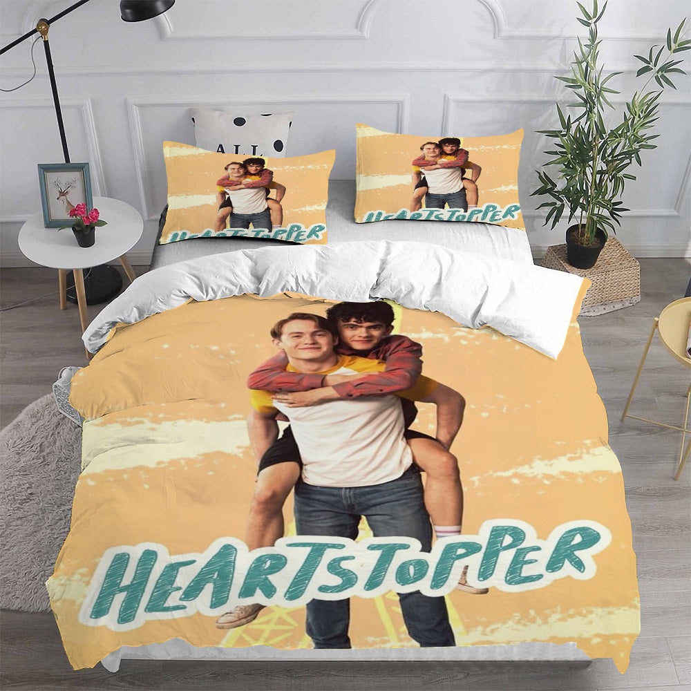 Heartstopper Bedding Sets Duvet Cover, Flatsheet, Pillowcases For Every Bedroom