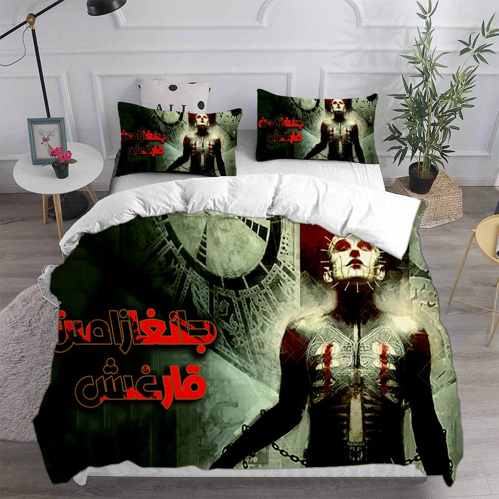Hellraiser Decorative Bedding Sets For Fan, Halloween, Christmas, Thanksgiving