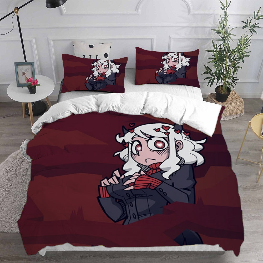 Helltaker Bedding Sets Gifts For Family Members On Christmas, Black Friday