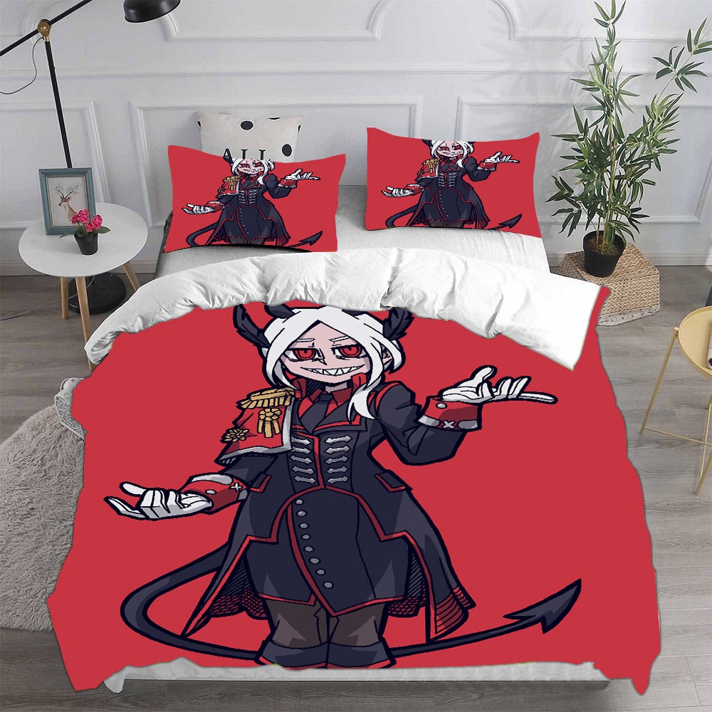 Helltaker Bedding Sets Gift For Christmas, Thanksgiving, Halloween
