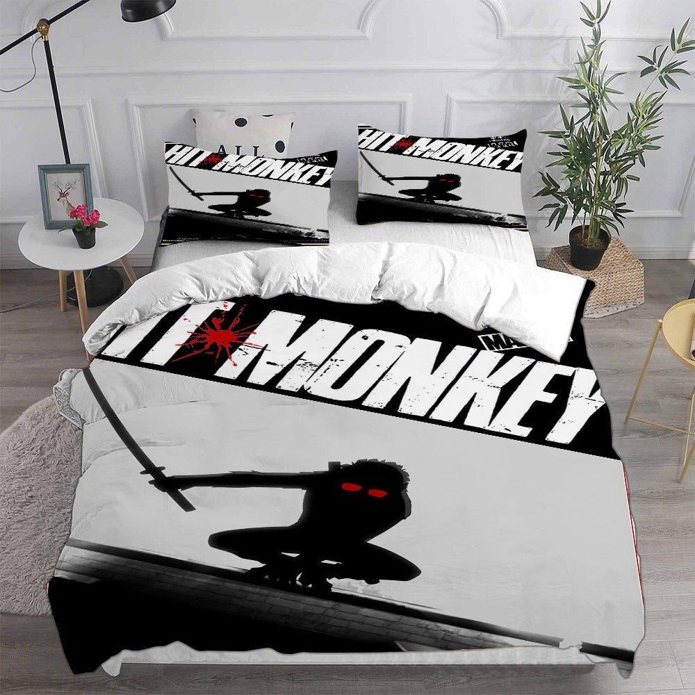 Hit-Monkey Bedding Sets Gifts For Family Members On Christmas, Black Friday