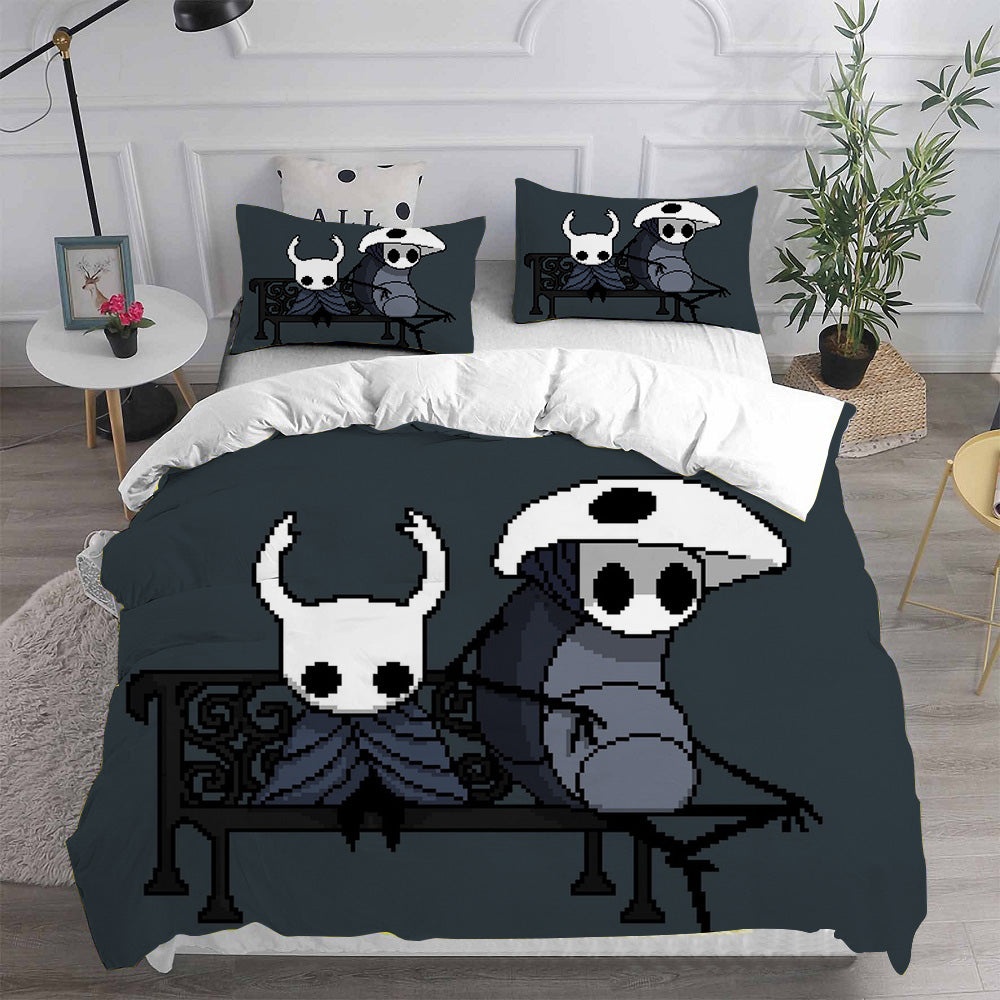 Hollow Knight Decorative Bedding Sets For Fan, Halloween, Christmas, Thanksgiving