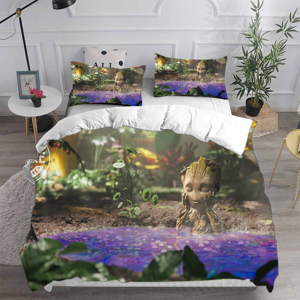 I Am Groot Bedding Sets Gifts For Family Members On Christmas, Black Friday