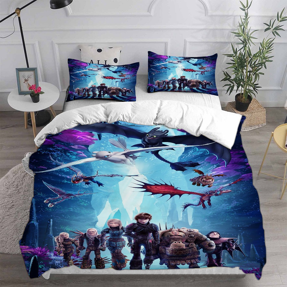 How to Train Your Dragon Bedding Sets Gifts For Family Members On Christmas, Black Friday
