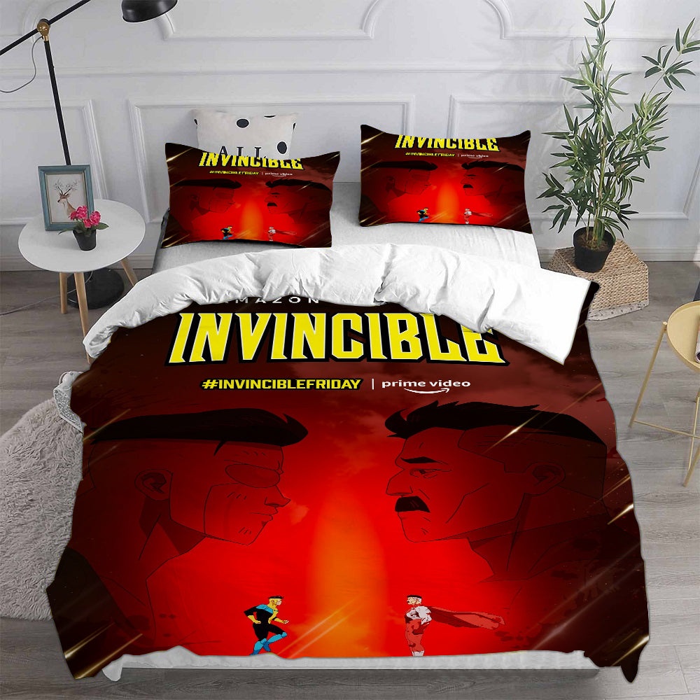 Invincible Bedding Sets Duvet Cover, Flatsheet, Pillowcases Perfect Gift For Fans