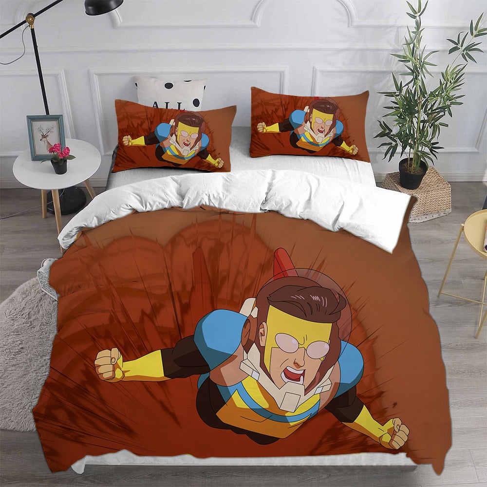 Invincible Bedding Sets Gift For Birthday, Halloween, Christmas, Thanksgiving
