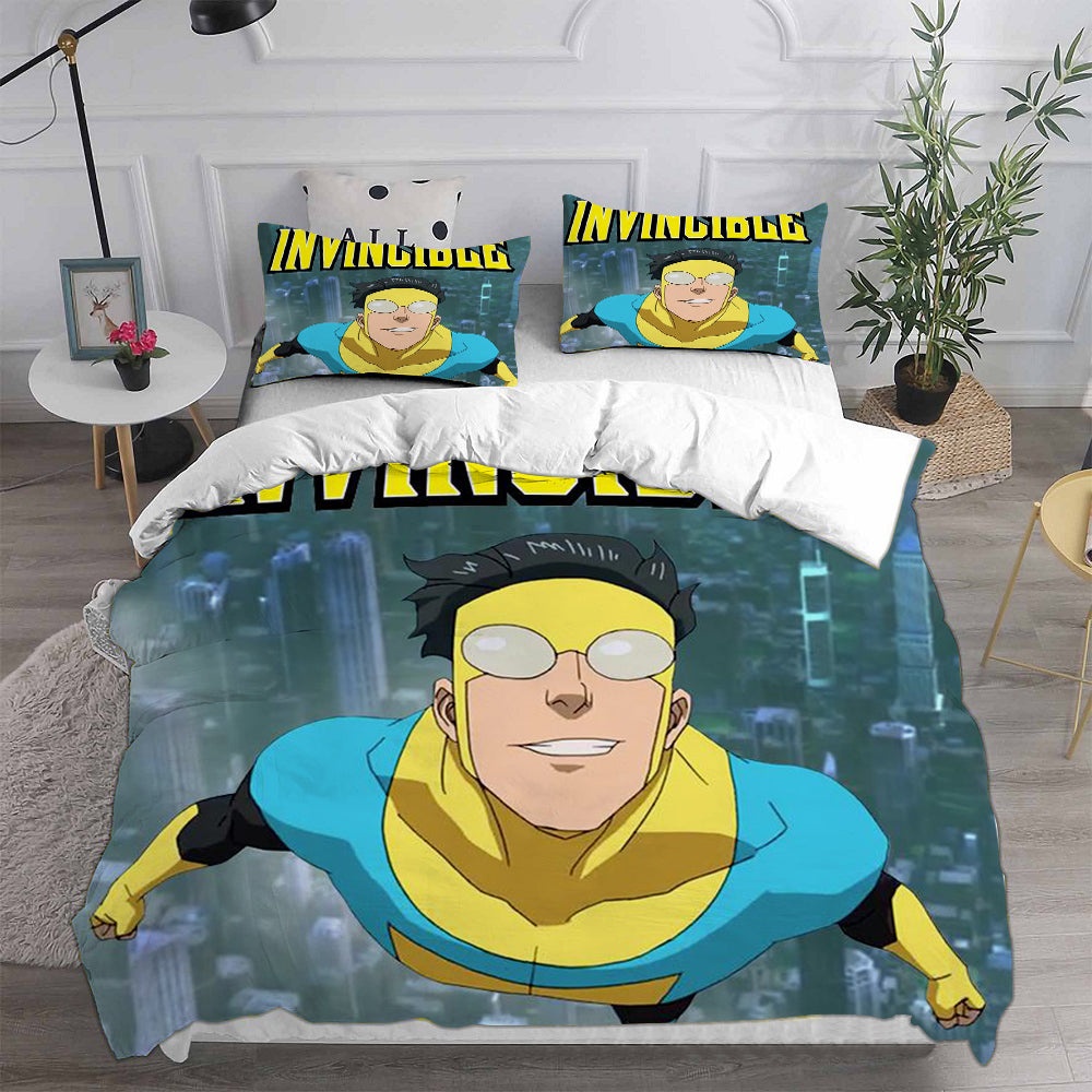 Invincible Bedding Sets Gift For Halloween, Thanksgiving, Christmas
