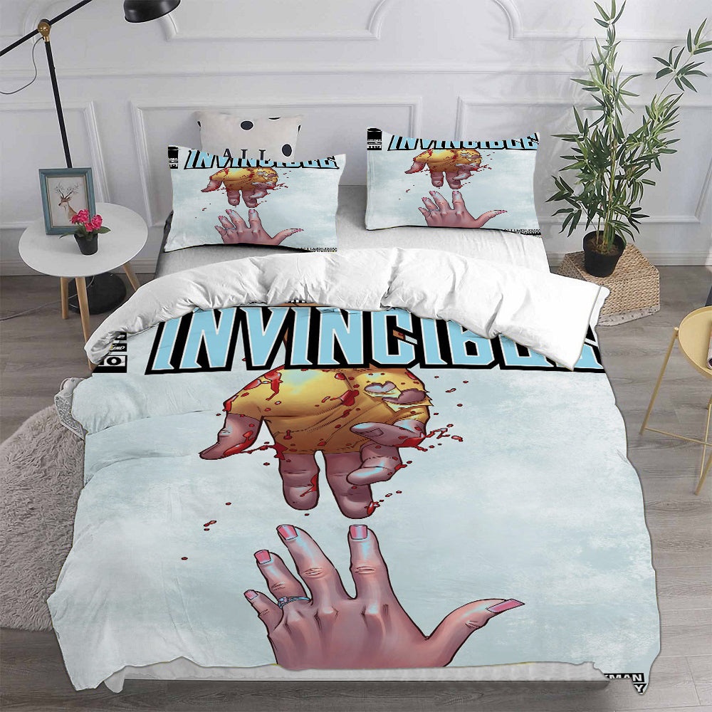 Invincible Bedding Sets Gift For Fathers Day, Halloween, Christmas