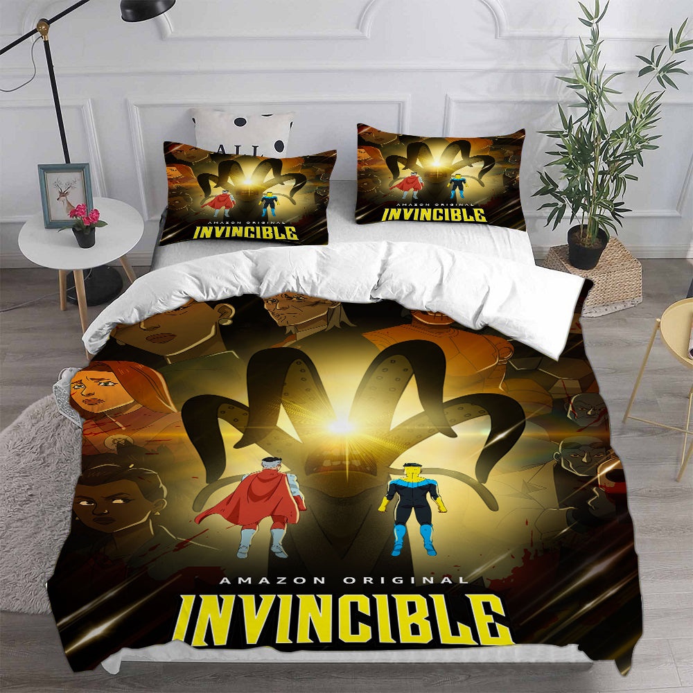 Invincible Bedding Sets Gifts For Family Members On Christmas, Black Friday