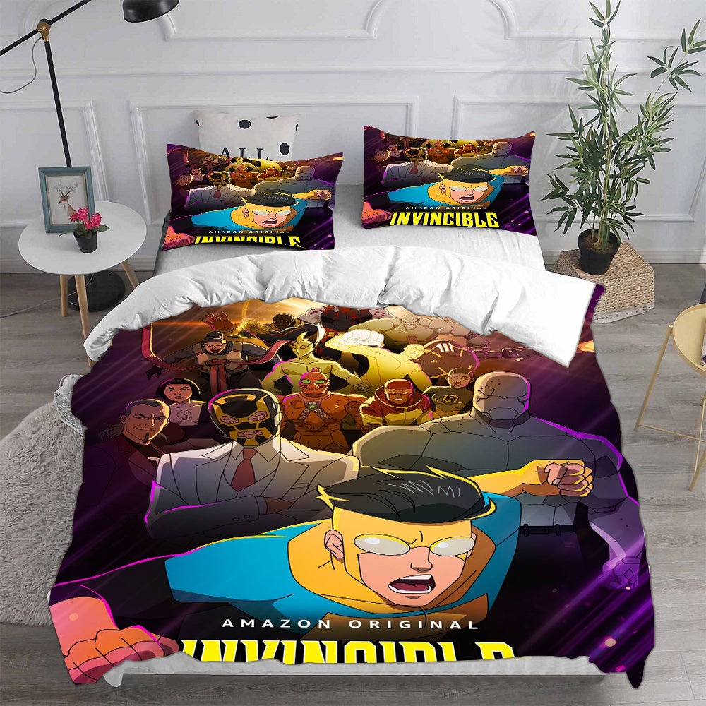 Invincible Bedding Sets Gift For Christmas, Thanksgiving, Halloween