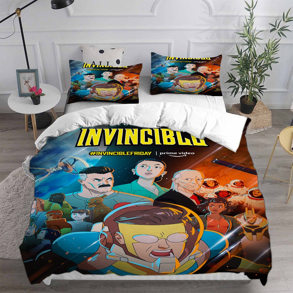 Invincible Bedding Sets Gift For Christmas, Birthday, Thanksgiving