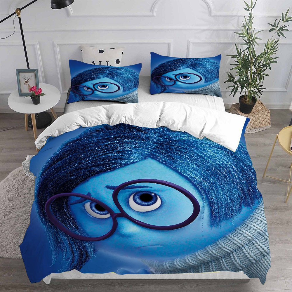 Inside Out Bedding Sets Gift For Christmas, Halloween, Black Friday