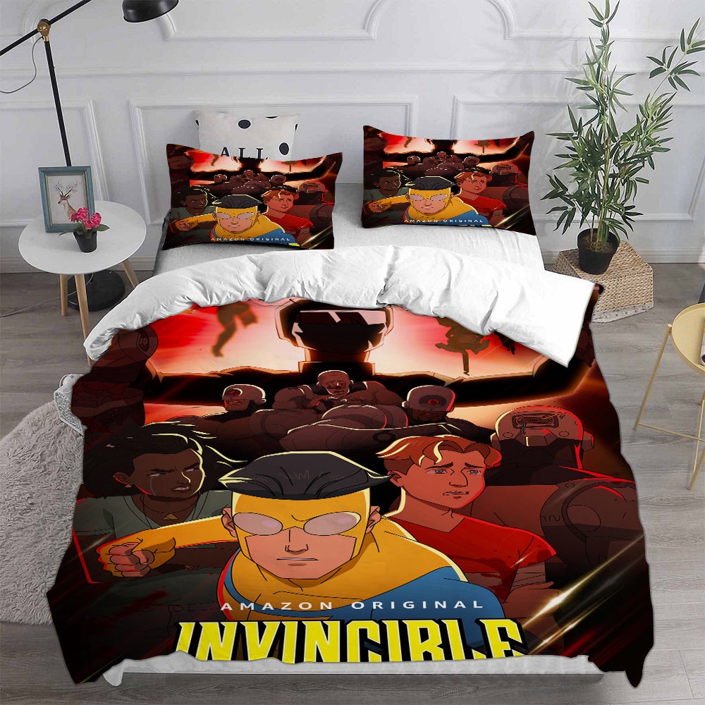 Invincible Bedding Sets Gift For Wife, Husband, Besties