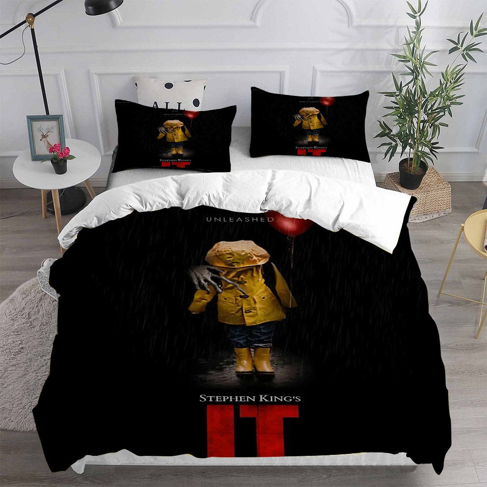 IT Bedding Sets Gift For Christmas, Halloween, Black Friday