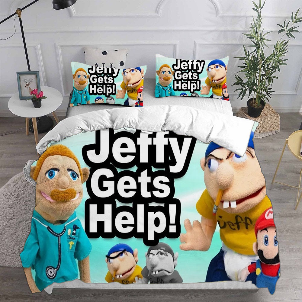 Jeffy Bedding Sets Duvet Cover, Flatsheet, Pillowcases For Every Bedroom