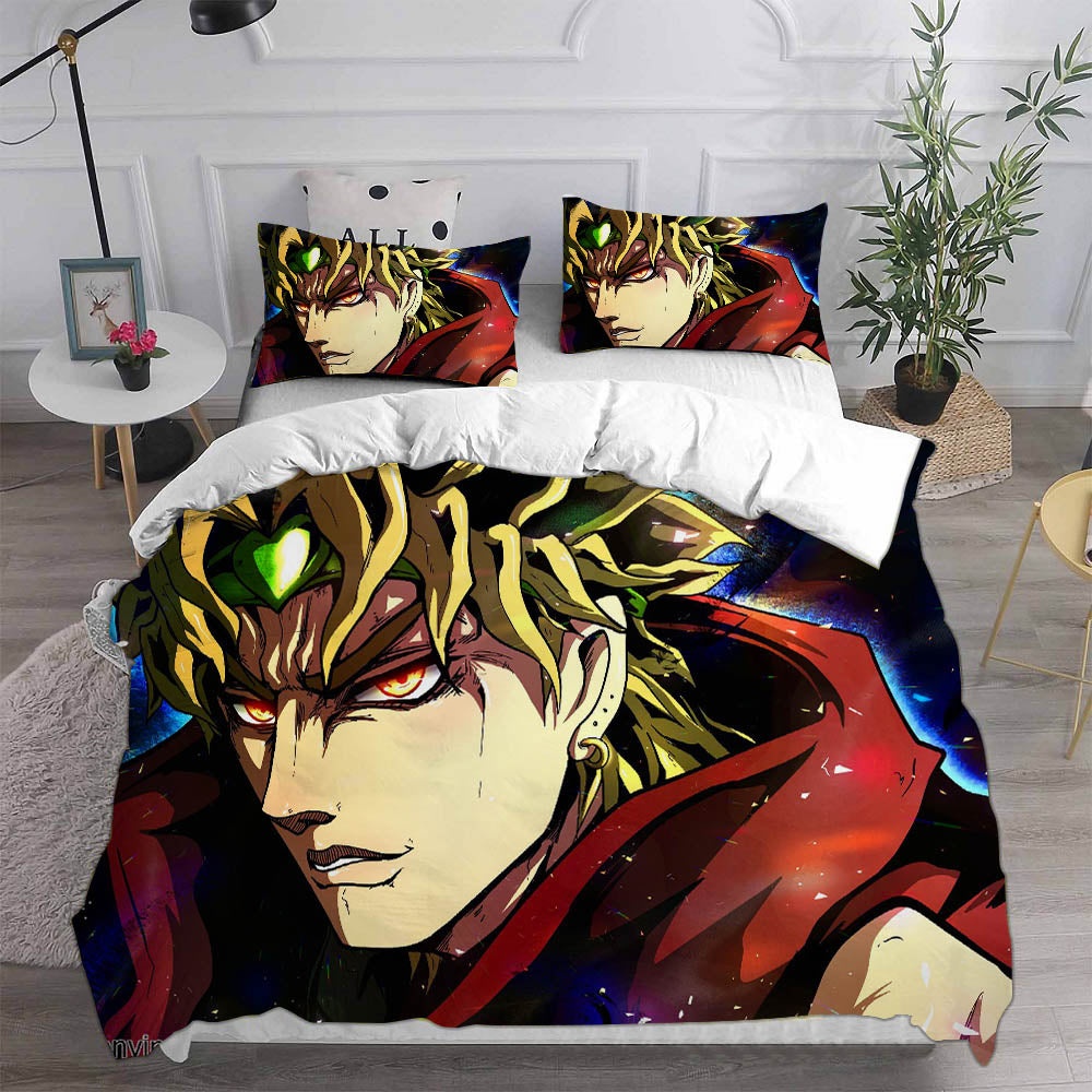 JoJos Bizarre Adventure Stone Ocean Bedding Sets Duvet Cover, Flatsheet, Pillowcases Perfect Gift For Fans