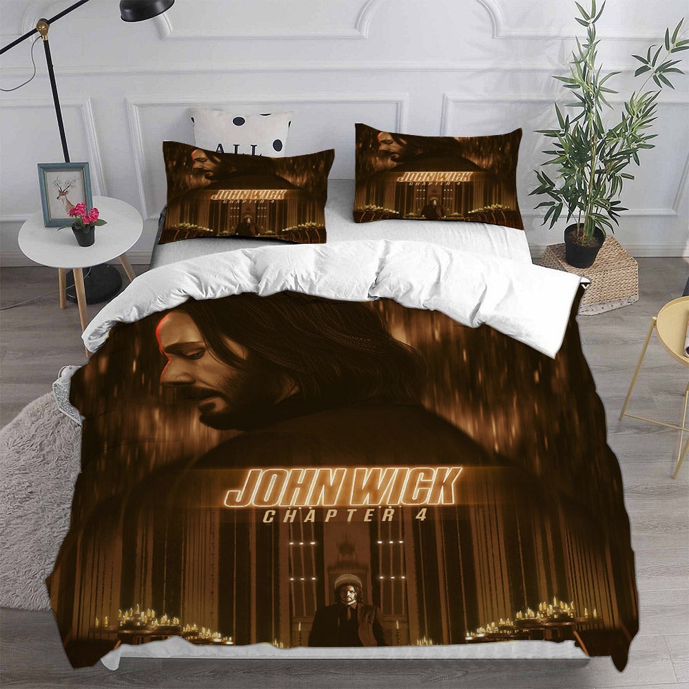 John Wick Bedding Sets Gift For Christmas, Birthday, Thanksgiving