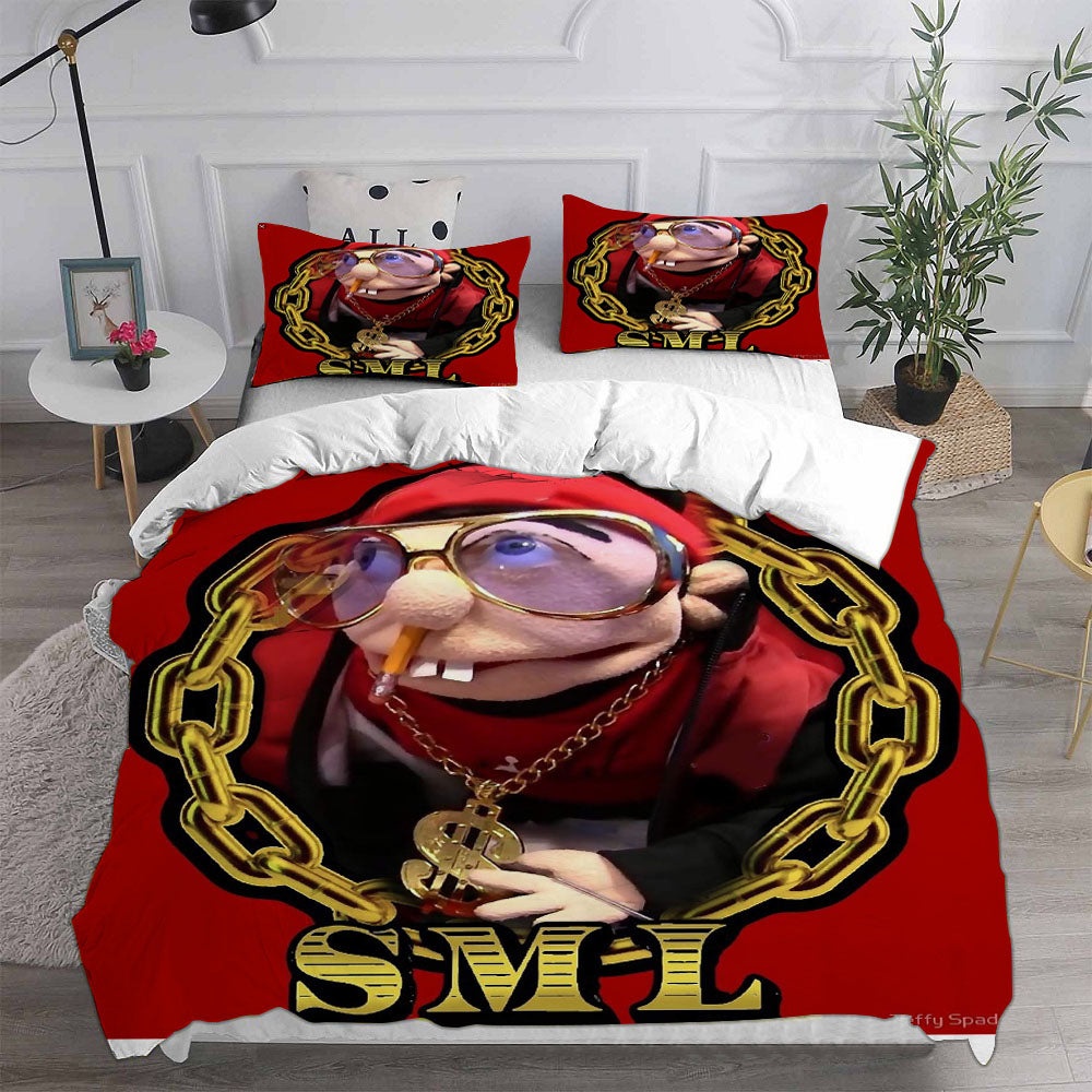 Jeffy Bedding Sets Gift For Christmas, Halloween, Black Friday