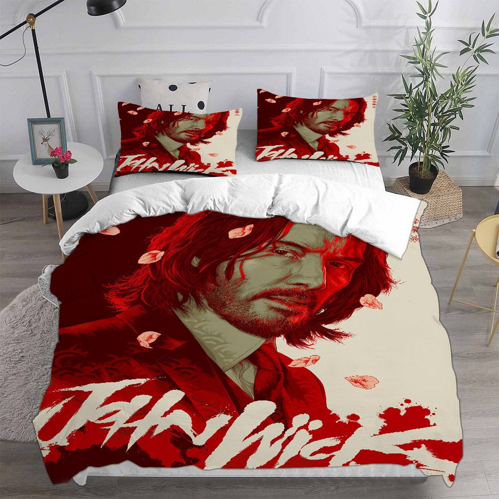 John Wick Bedding Sets Gift For Christmas, Halloween, Black Friday
