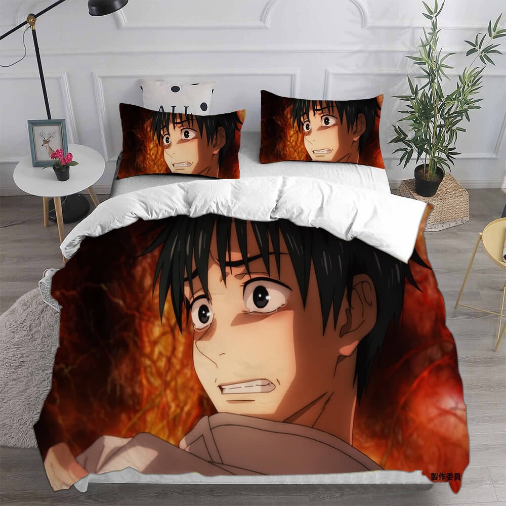 Jujutsu Kaisen Bedding Sets Gift For Birthday, Halloween, Christmas, Thanksgiving