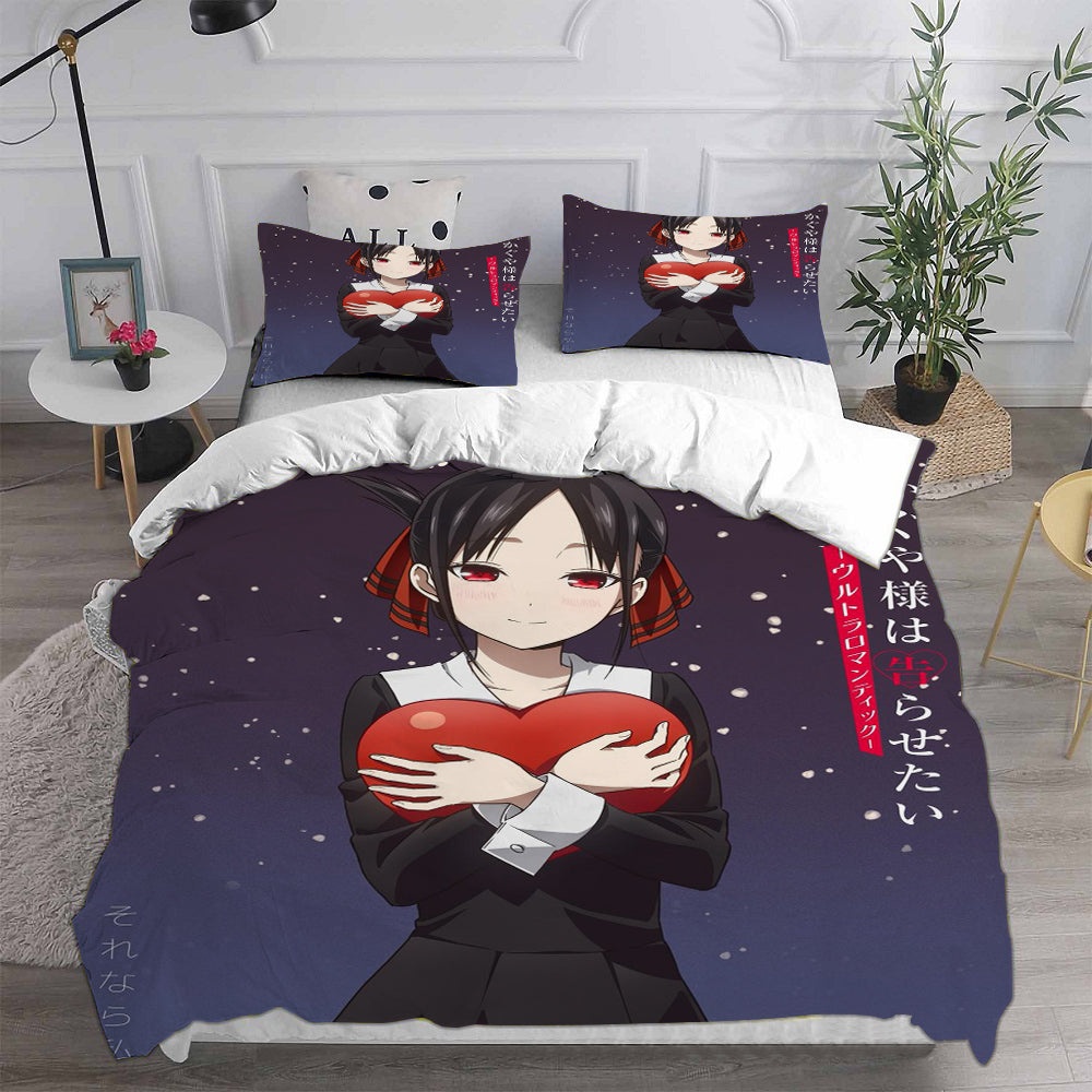 Kaguya-sama: Love Is War Bedding Sets Gift For Christmas, Birthday, Thanksgiving