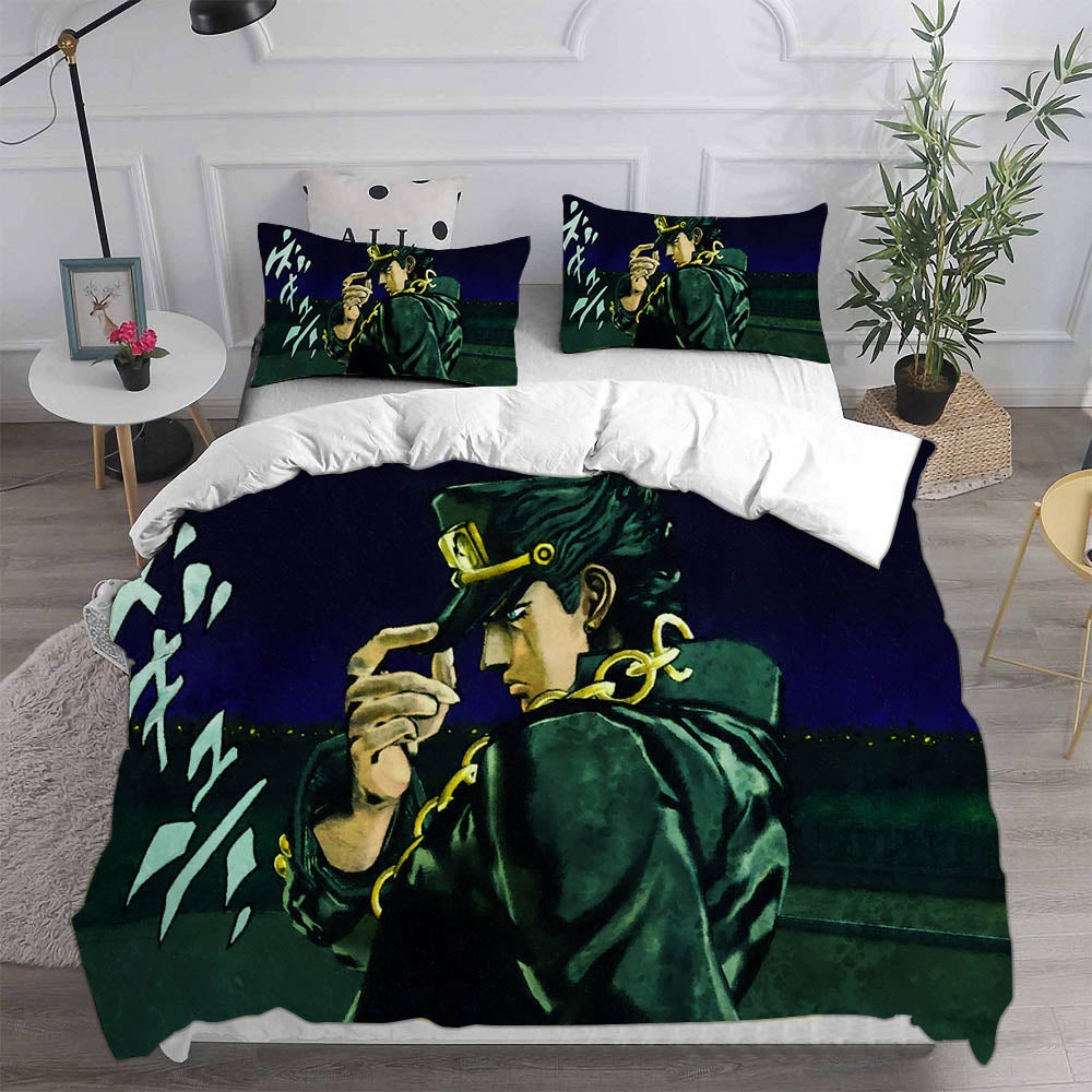 JoJos Bizarre Adventure Stone Ocean Bedding Sets Gift For Christmas, Birthday, Thanksgiving