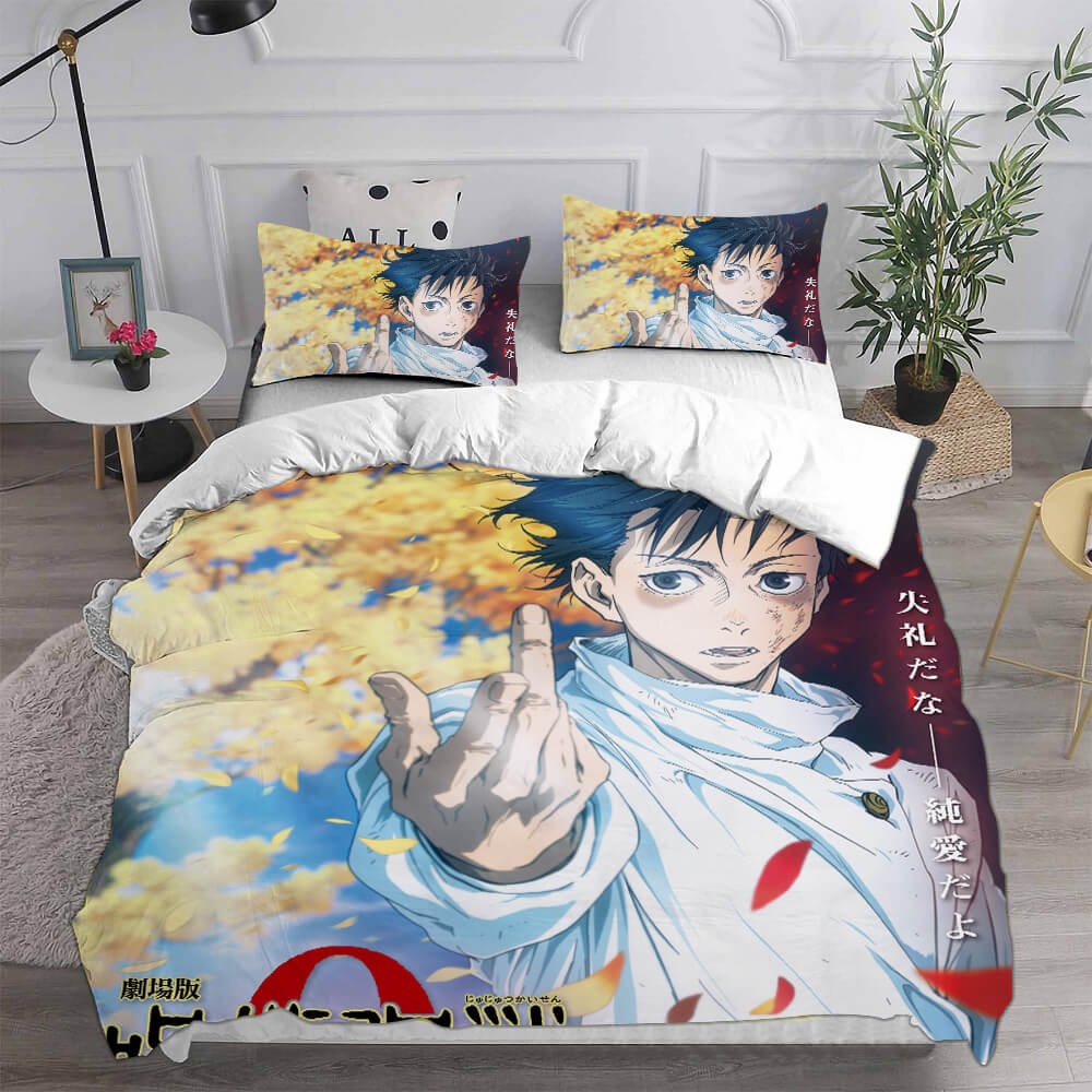Jujutsu Kaisen Bedding Sets Gift For Christmas, Thanksgiving, Halloween