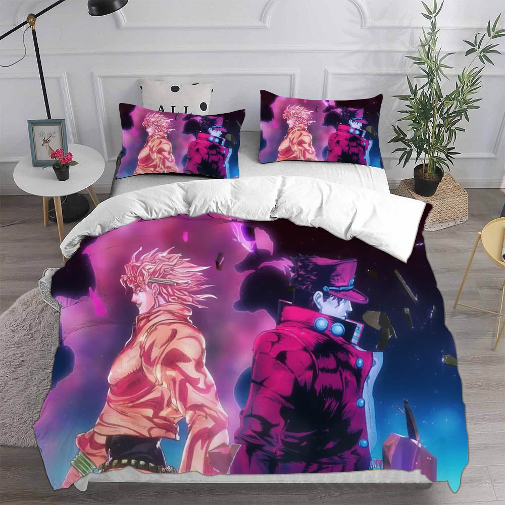 JoJos Bizarre Adventure Stone Ocean Bedding Sets Gifts For Family Members On Christmas, Black Friday