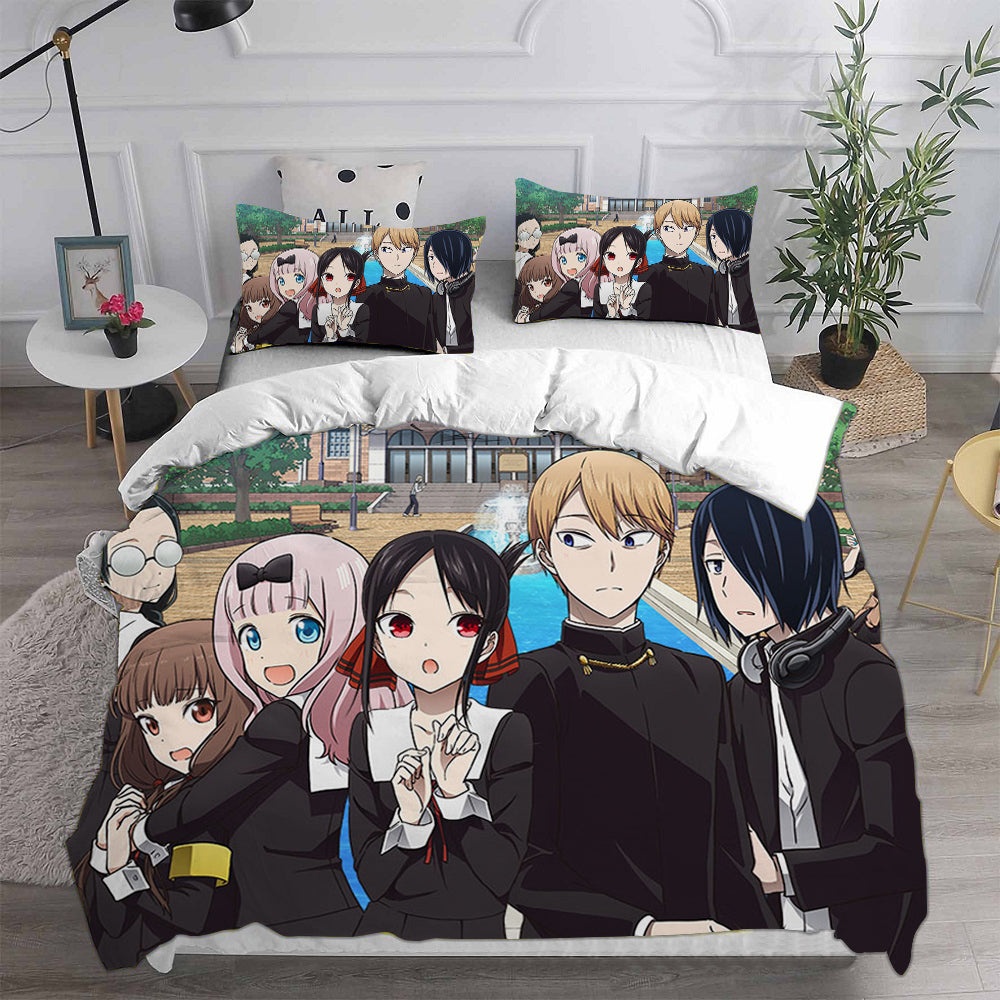Kaguya-sama: Love Is War Bedding Sets Duvet Cover, Flatsheet, Pillowcase For Your Lover