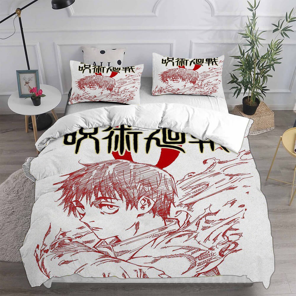 Jujutsu Kaisen Bedding Sets Gift For Christmas, Birthday, Thanksgiving