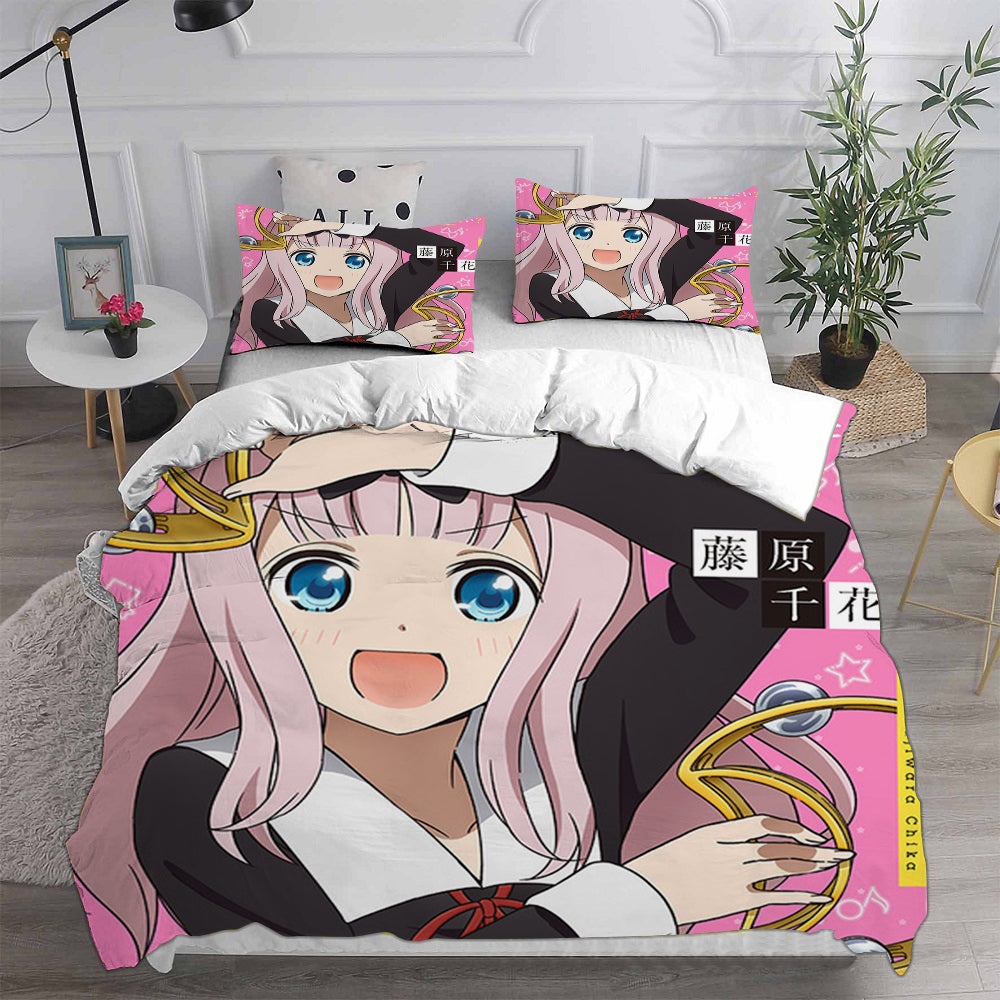 Kaguya-sama: Love Is War Bedding Sets Gift For Birthday, Halloween, Christmas, Thanksgiving