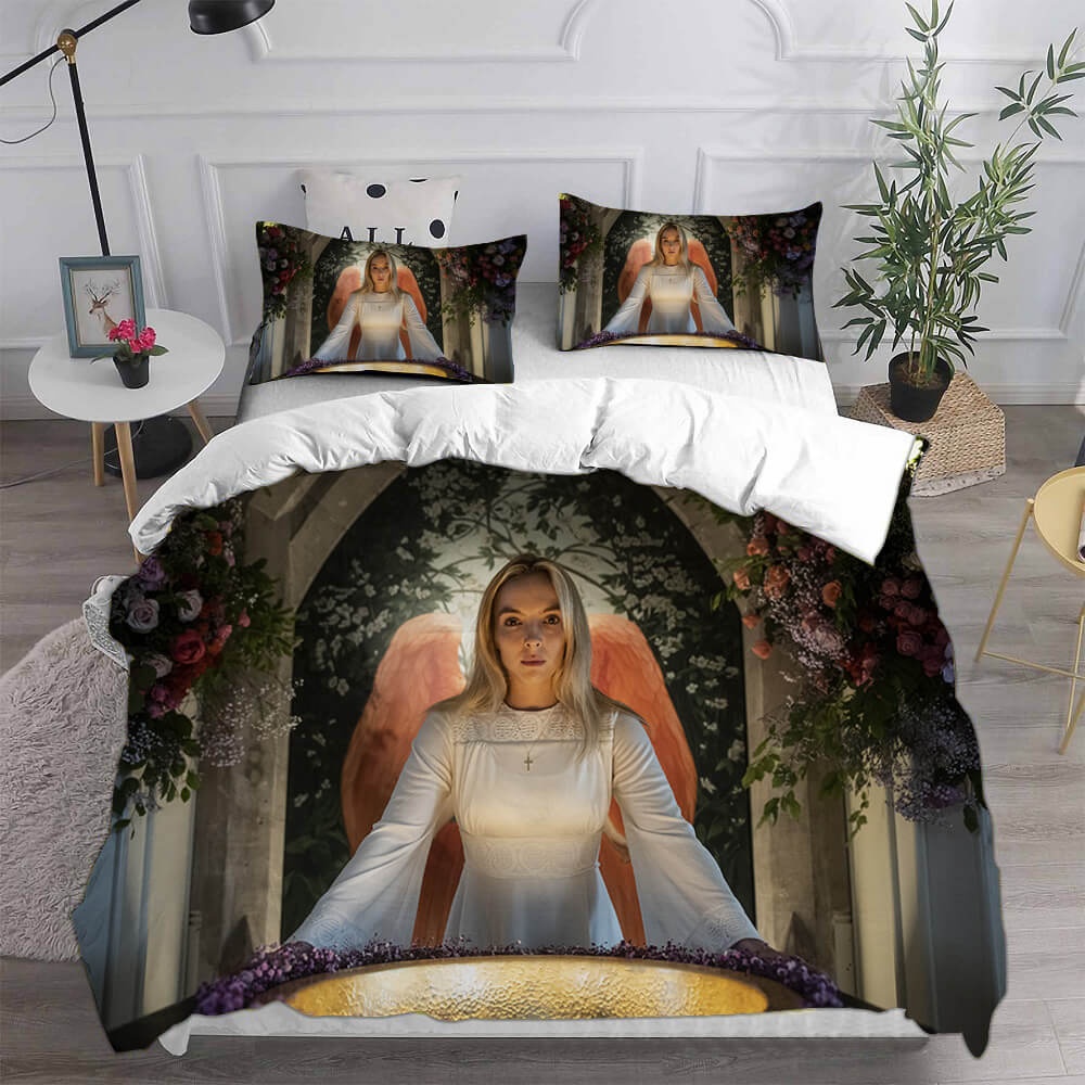 Killing Eve Season 4 Decorative Bedding Sets For Fan, Halloween, Christmas, Thanksgiving