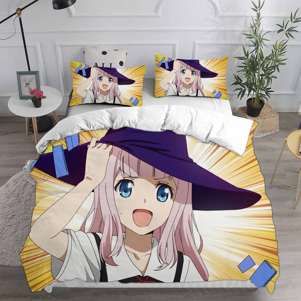 Kaguya-sama: Love Is War Bedding Sets Gift For Wife, Husband, Besties