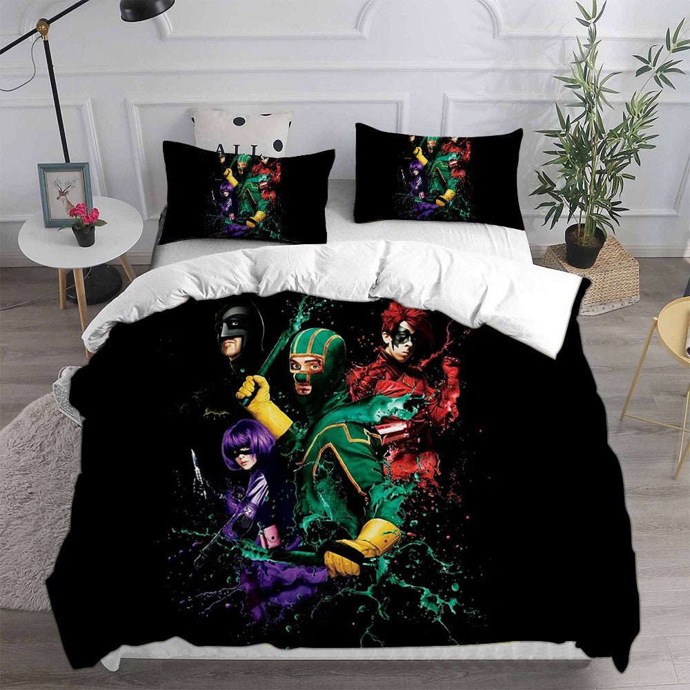 Kick-Ass Bedding Sets Gift For Fathers Day, Halloween, Christmas