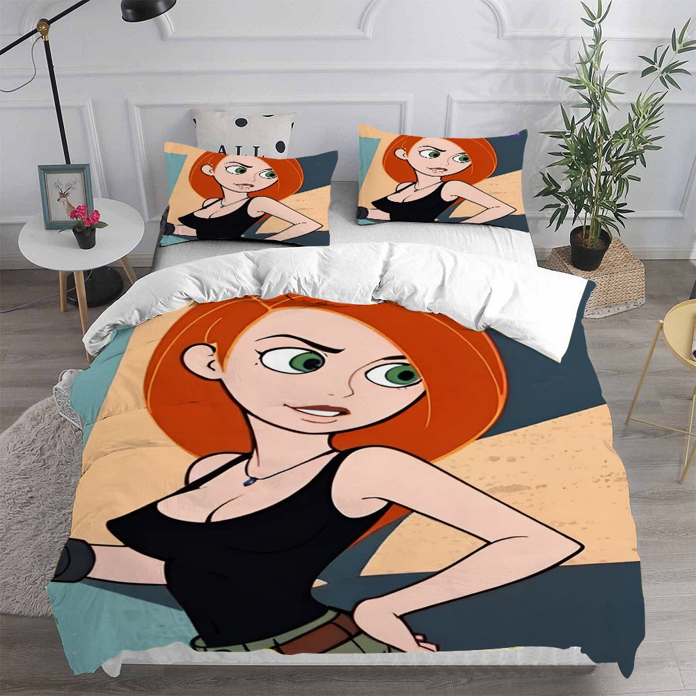 Kim Possible Bedding Sets Duvet Cover, Flatsheet, Pillowcase For Your Lover