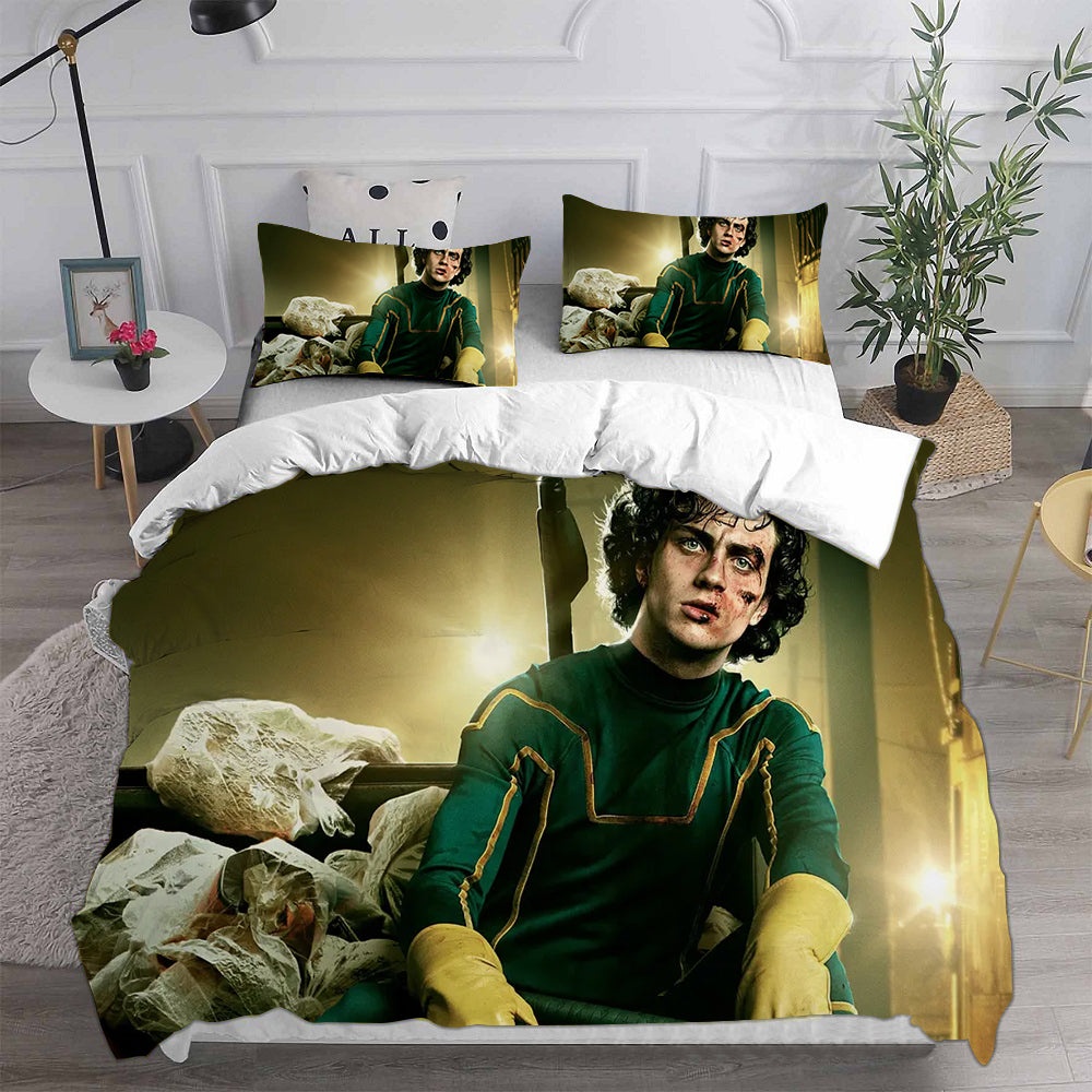 Kick-Ass Bedding Sets Duvet Cover, Flatsheet, Pillowcases Perfect Gift For Fans