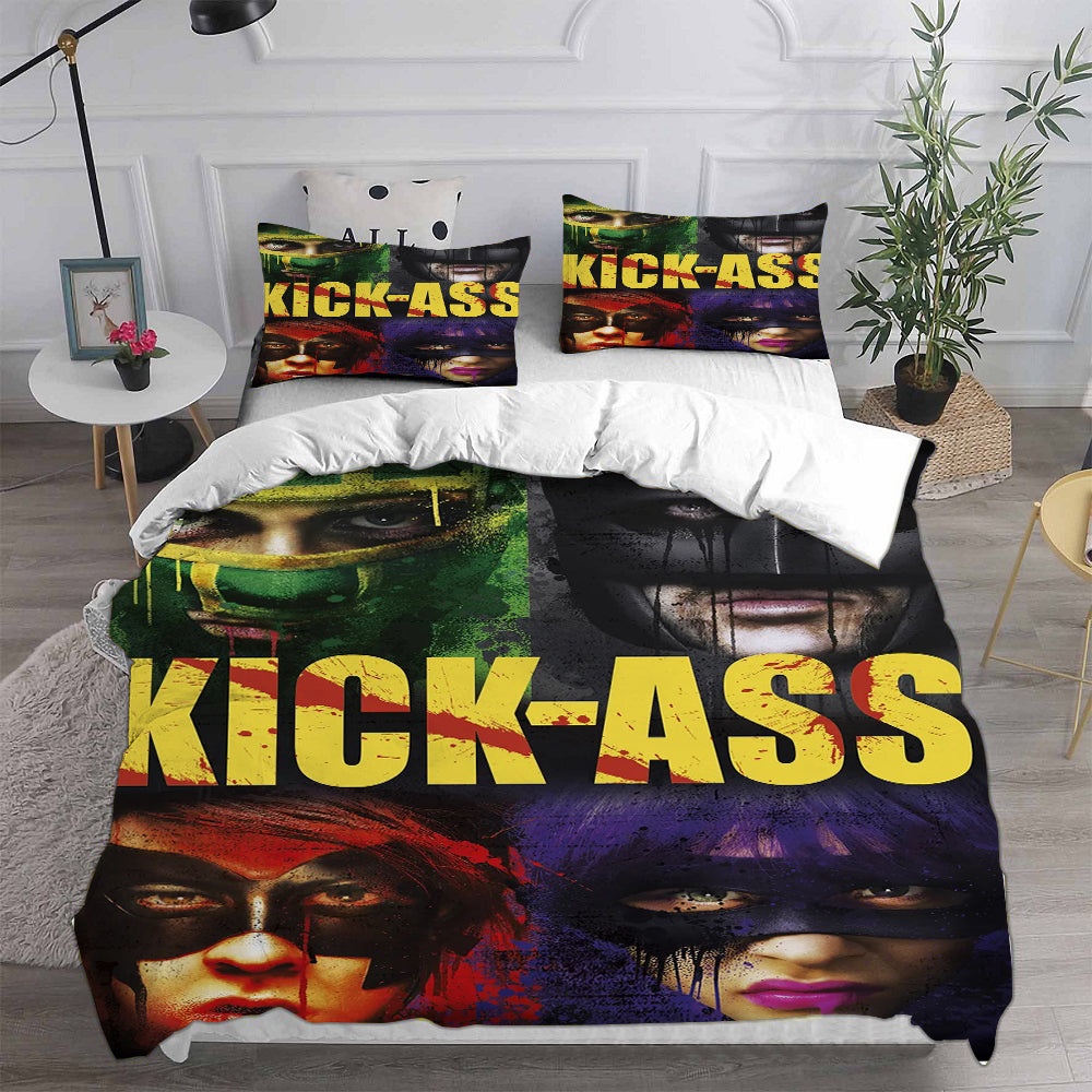 Kick-Ass Bedding Sets Gift For Christmas, Thanksgiving, Halloween