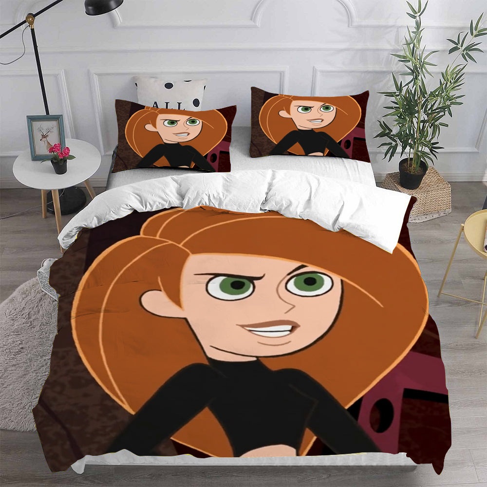 Kim Possible Bedding Sets Gift For Birthday, Halloween, Christmas, Thanksgiving