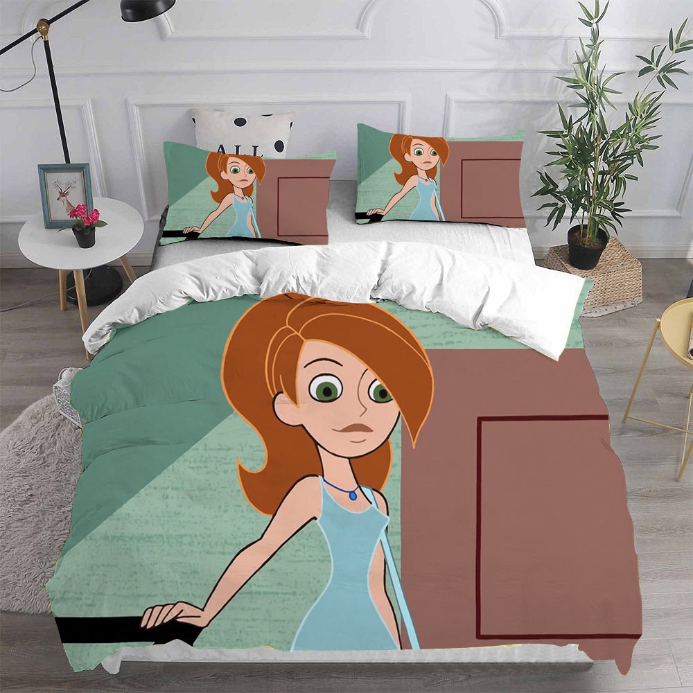 Kim Possible Bedding Sets Gift For Fathers Day, Halloween, Christmas