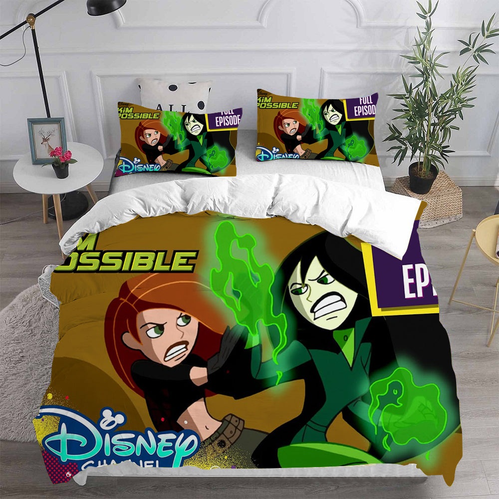 Kim Possible Bedding Sets Gift For Wife, Husband, Besties