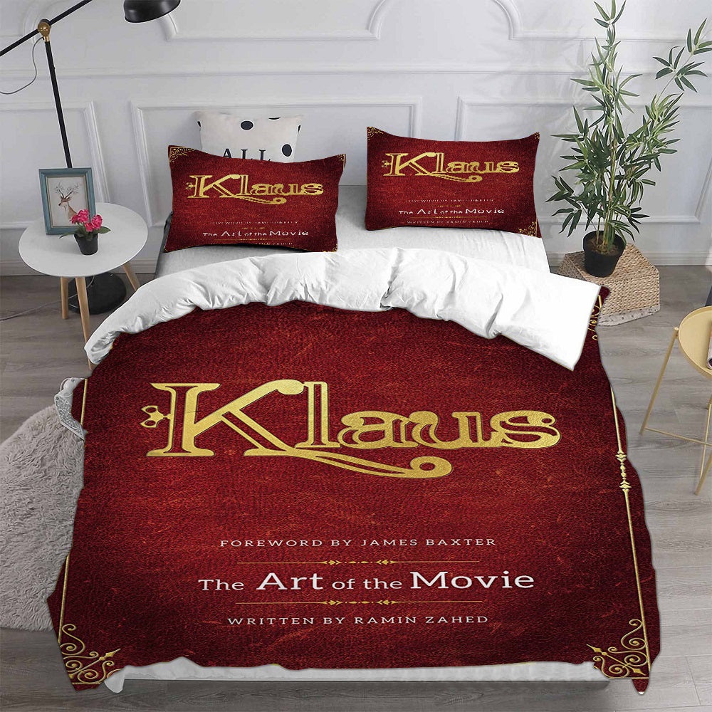 Klaus Bedding Sets Gift For Birthday, Halloween, Christmas, Thanksgiving