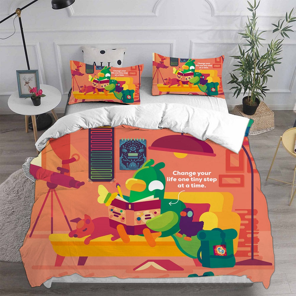 kurzgesagt Bedding Sets Gift For Christmas, Thanksgiving, Halloween
