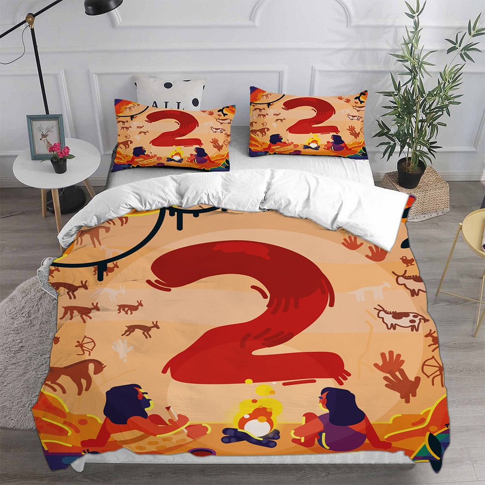 kurzgesagt Bedding Sets Gift For Christmas, Birthday, Thanksgiving