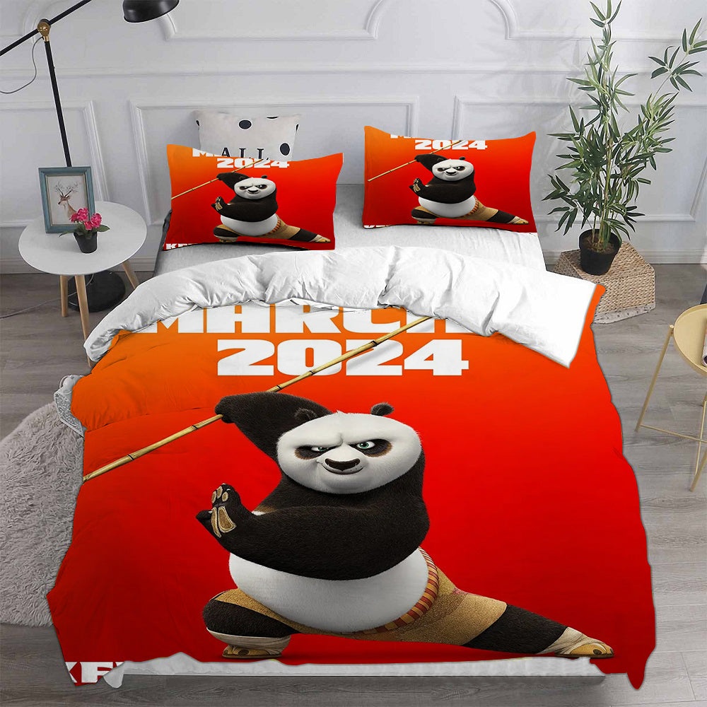 Kung Fu Panda 4 Bedding Sets Gift For Wife, Husband, Besties