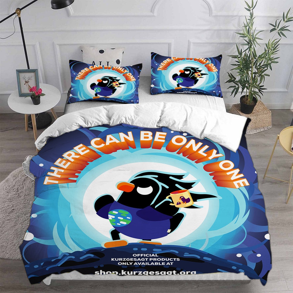 kurzgesagt Bedding Sets Gift For Halloween, Thanksgiving, Christmas