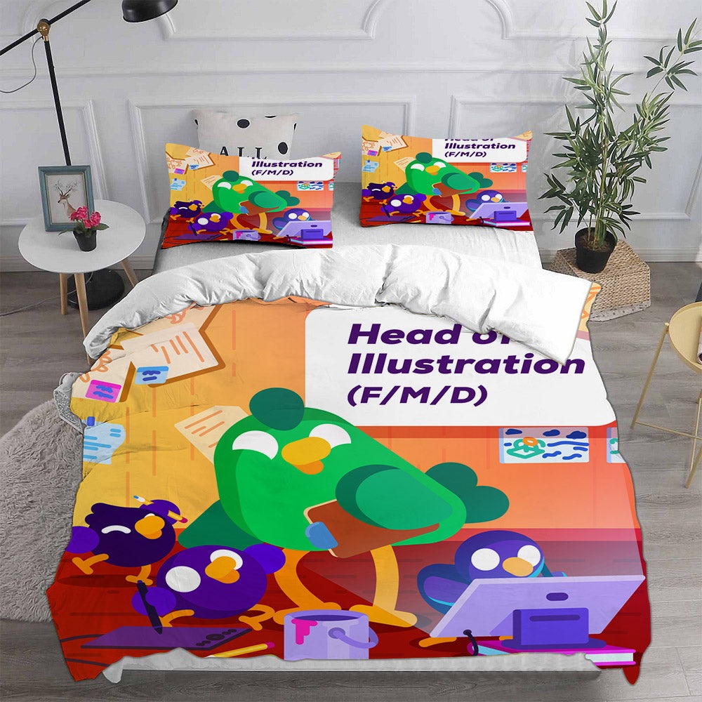 kurzgesagt Bedding Sets Gifts For Family Members On Christmas, Black Friday