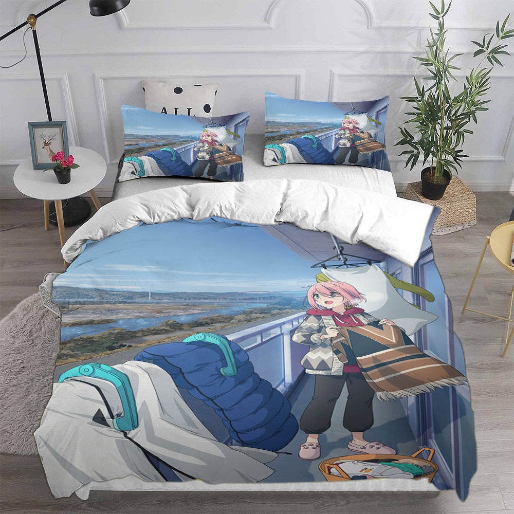 Laid-Back Camp Bedding Sets Gift For Christmas, Thanksgiving, Halloween