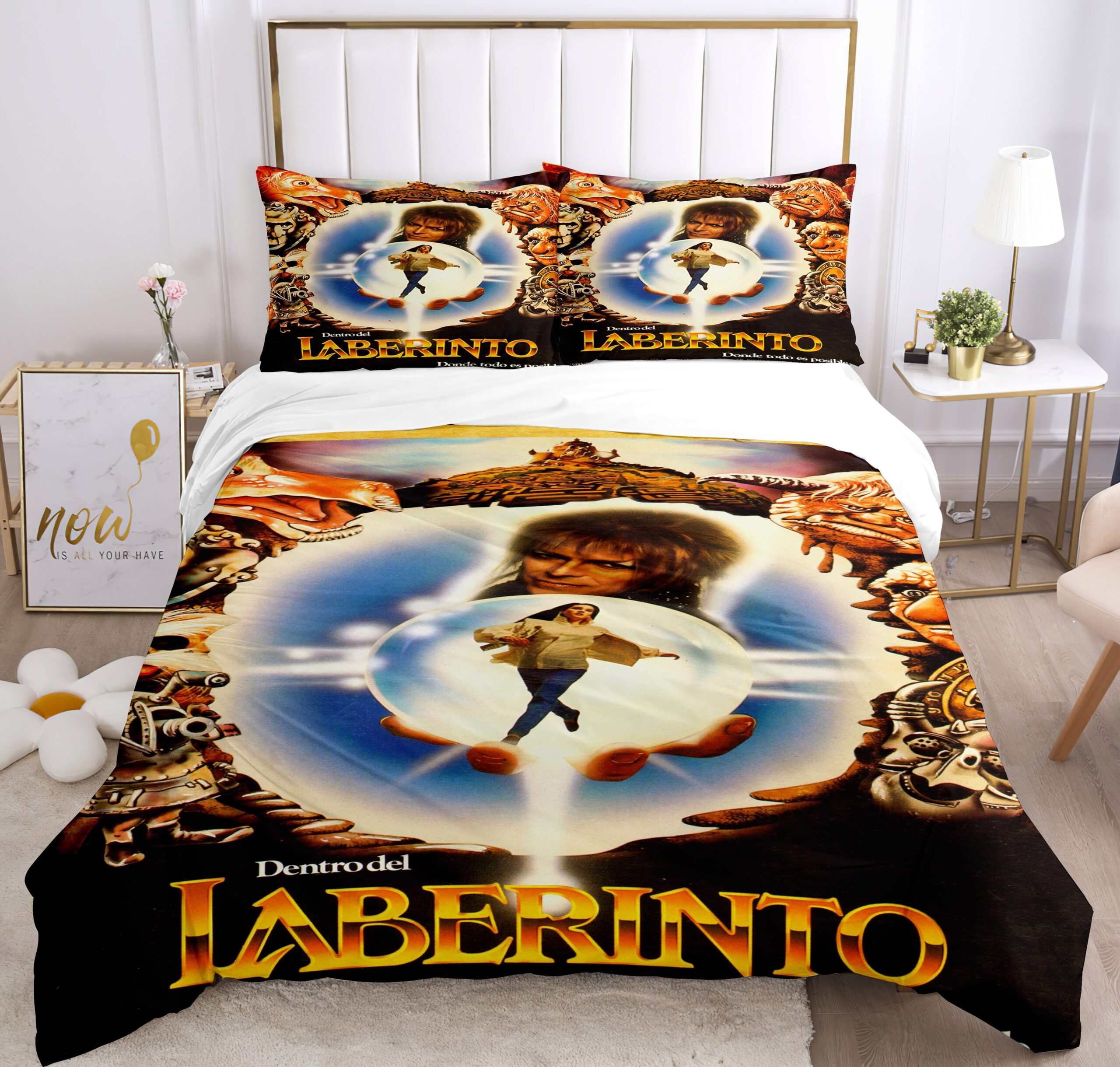 Labyrinth Decorative Bedding Sets For Fan, Halloween, Christmas, Thanksgiving