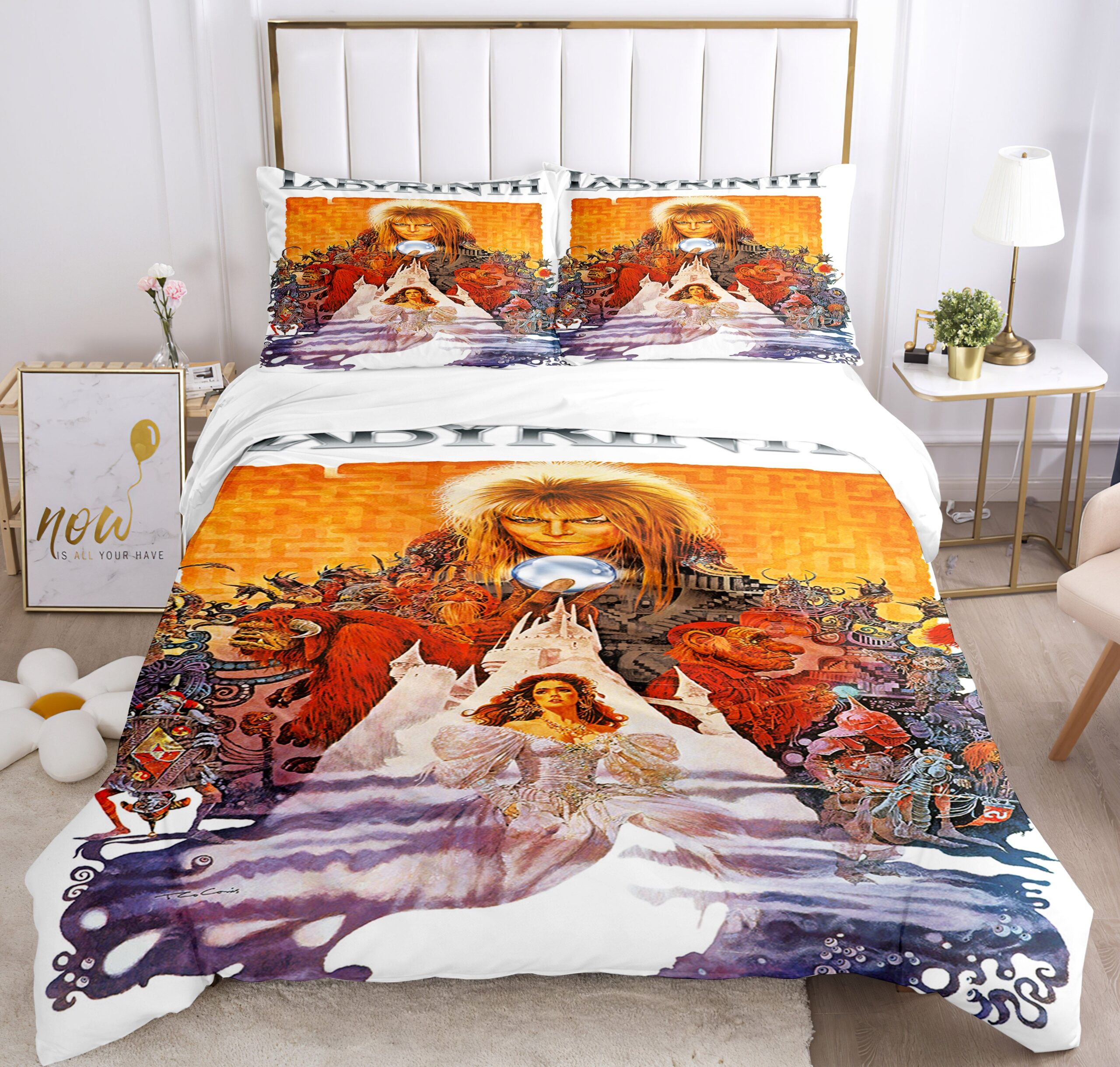 Labyrinth Bedding Sets Gift For Birthday, Halloween, Christmas, Thanksgiving